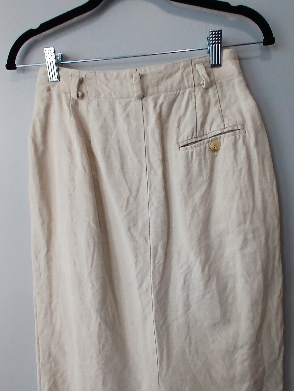 L.L. Bean Linen Blend Skirt Womens Small(see measurements) Minimalist Granola - Picture 5 of 7